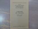 Actes de la Table Ronde Internationale de Tsiganologie. L'HISTOIRE DES TSIGANES. Tendances actuelle de la recherche.. L'HISTOIRE DES TSIGANES