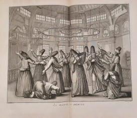 HISTOIRE GÉNÉRALE DES CÉRÉMONIES. MOEURS, ET COUTUMES RELIGIEUSES DE TOUS LES PEUPLES DU MONDE, representées en 243 Figures dessinées de la main de ...