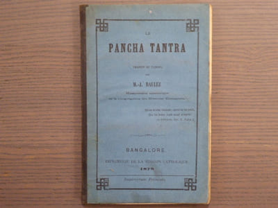 Le PANCHA TANTRA. Traduit du Tamoul par M.-J. BAULEZ.