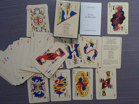 THE GAME OF MARSEILLE. - Surrealist Card Game. TAROT OF THE SURREALISTS. * LE JEU DE MARSEILLE. - Jeu De Cartes Surréaliste. TAROT des SURREALISTES.. ...
