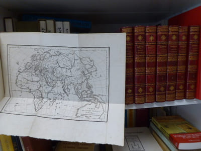 Voyage du Jeune Anacharsis en Grèce. 7 volumes + 1 Atlas ( Série complète ).