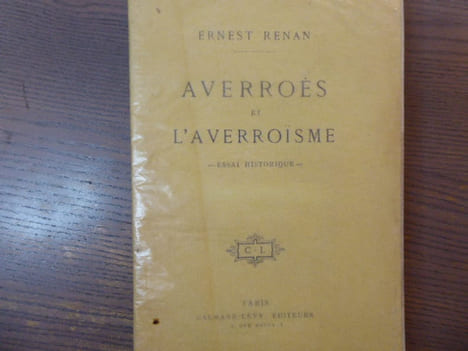 Averroès et l'Averroïsme. Essai historique.. RENAN Ernest