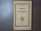 ORIENT et OCCIDENT.. GUENON René