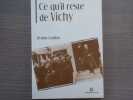 Ce qu'il reste de VICHY.. COTILLON J&eacute;r&ocirc;me