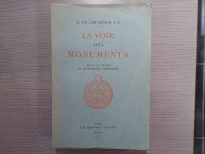 LA VOIX DES MONUMENTS. Notes et études d'archéologie chrétienne.