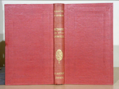 MÉMOIRES ET CORRESPONDANCE DE LA MARQUISE DE COURCELLES publiés d'après les manuscrits avec une notice, des notes et les pièces justificatives par Paul POUGIN.
