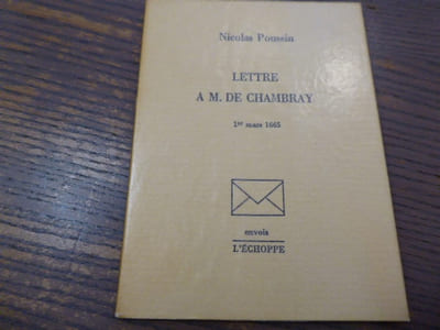 Lettre a M. DE CHAMBRAY. 1er Mars 1665.