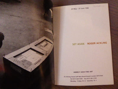 Roger ACKLING. SET ACIDE.