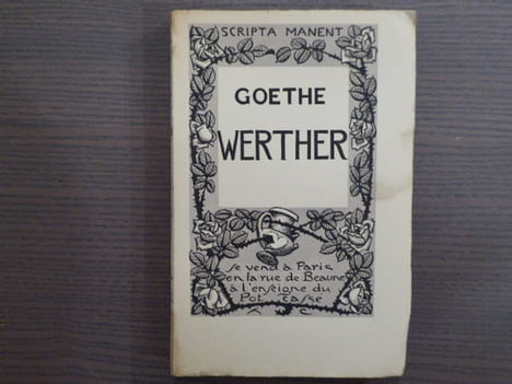 WERTHER. Ornementation dessinée et gravée par Henry CHAPRON.. GOETHE - CHAPRONT Henry