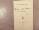 ARISTOTE , CLEANTHE, PROCLUS. Hymnes philosophiques - traduction nouvelle avec Avant-Propos, Prol&eacute;gom&egrave;nes et notes par MEUNIER Mario.. ARISTOTE - ...