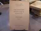 GRAMMAIRE Hébraïque Elémentaire suivie de notions d'Araméen Biblique.. JEAN Charles F.