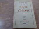Po&eacute;sie et Th&eacute;&acirc;tre. R&eacute;vision du texte et introduction par Henri CLOUARD.. NERVAL G&eacute;rard ( De )