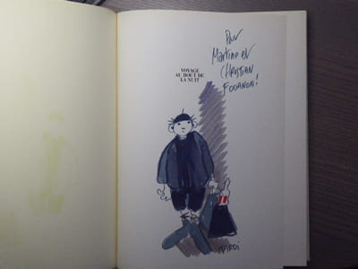 Voyage au bout de la nuit. Dessin original signé de Jacques TARDI.