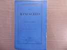 Les Manuscrits.. MOLINIER Auguste