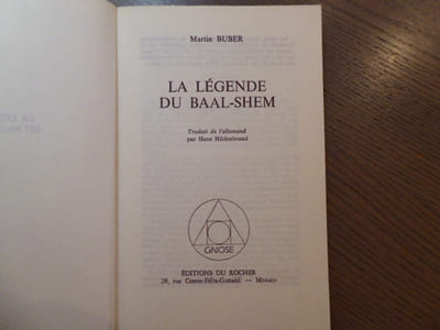La Légende du BAAL-SHEM.