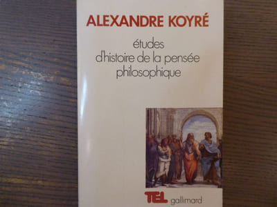 Etudes d'histoire de la pensée philosophique.