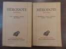 HERODOTE - Histoires. 2 volumes.. HERODOTE