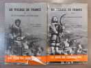 AU VILLAGE DE FRANCE. 2 volumes.. MENON P.L Et LECOTTE R.