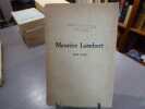 Maurice Lambert 1891-1918.. LAMBERT Maurice