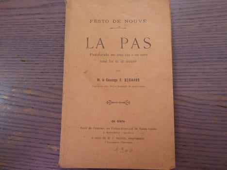 FESTO DE NOUVE - LA PAS - Pastouralo en tres ate e en vers amé lis èr di nouvè.. BERNARD M. Le Canounge E.
