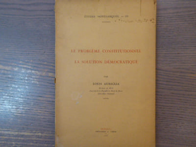 Le Problème Constitutionnel - La Solution Démocratique.