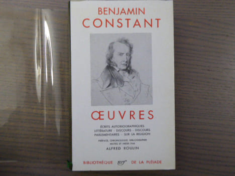 OEUVRES.. CONSTANT Benjamin