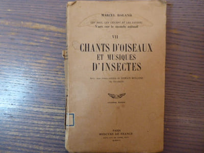 CHANTS D'OISEAUX ET MUSIQUES D'INSECTES.
