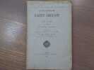 Le XIVe Centenaire de SAINT BENOIT - Sa vie sa Règle et son Ordre. Discours prononcés a Solesmes les 4,5et 6 avril 1880.. SAUVE Henry