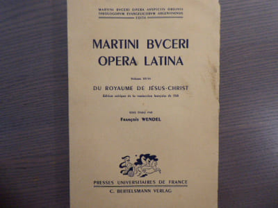 MARTINI BACERI OPERA LATINA. Volume XV bis du Royaume de Jésus-Christ.