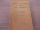 Trait&eacute; d'hypnotisme exp&eacute;rimental et de psychoth&eacute;rapie.. JOIRE Paul