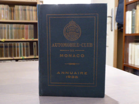 AUTOMOBILE-CLUB de MONACO. ANNUAIRE 1935.. AUTOMOBILE CLUB DE MONACO