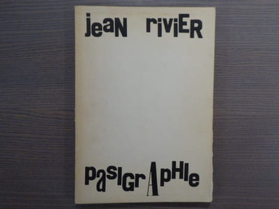 PASIGRAPHIE. Avec 18 linographies originales de l'auteur.