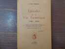 Episodes de la Vie Esotérique. 1780-1824.. VAN RIJNBERK G.