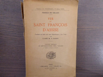 Vie de SAINT FRANCOIS d'Assise.