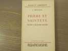 Pri&egrave;re et Saintet&eacute; dans l'Eglise Russe.. BEHR-SIGEL E.
