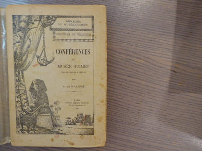Conférences au Musée GUIMET. 1903-04, 1904-05 et 1905-06.