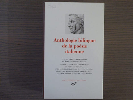 Anthologie bilingue de la poésie italienne.. ANTHOLOGIE BILINGUE DE LA POESIE ITALIENNE