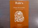 Chants de la recluse.. RABI'A