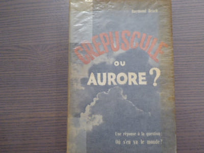 Crépuscule ou AURORE? Une réponse à la question: Où s'en va le monde?