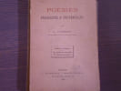 Po&eacute;sies fran&ccedil;aises & proven&ccedil;ales.. AUTHEMAN A.