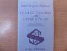 DE LA DEIFICATION DE L'ETRE HUMAIN. - Suivi de - Georges I. MANTZARIDIS: "La Doctrine de saint Grégoire Palamas sur La Déification de l'être humain".. ...