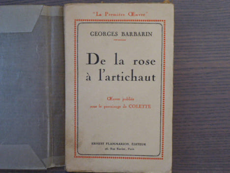 De la rose à l'artichaut.. BARBARIN Georges