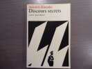 Discours secrets. HIMMLER Heinrich
