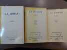 LE ZOHAR. 3 volumes.. LE ZOHAR