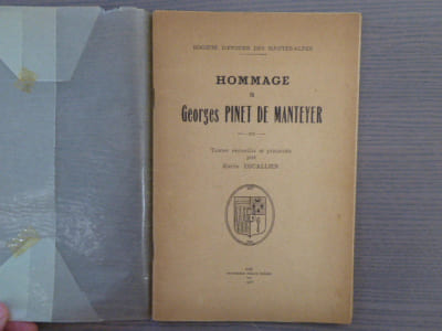 Hommage à Georges PINET DE MANTEYER.