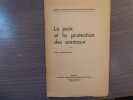 La paix et la protection des animaux.. MONTANDON Raoul