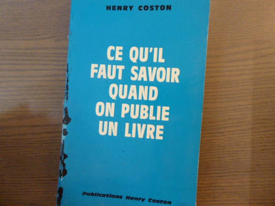 Ce qu'il faut savoir quand on publie un livre.
