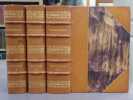 OEUVRES. Publiées avec une introduction et des notices par Pierre VARILLON. 3 volumes ( Série complète ).. VAUVENARGUES