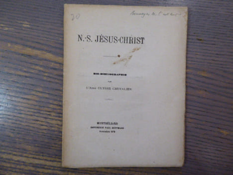 N.S. JESUS-CHRIST.. CHEVALIER Ulysse