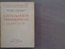 Civilisation traditionnelle et Genres de Vie.. VARAGNAC Andr&eacute;